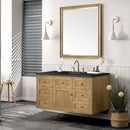 James Martin Laurent 48" Dual Mount Single Bathroom Vanity, Light Natural Oak