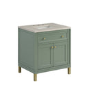 James Martin Chicago 30" Single Bathroom Vanity, Smokey Celadon