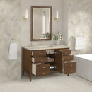 James Martin Myrrin 48" Single Bathroom Vanity, Mid-Century Walnut