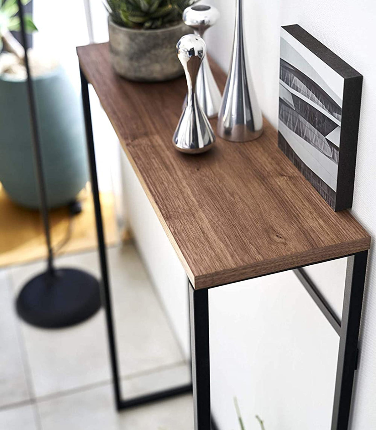 Narrow Entryway Console Table (32" H)  - Steel, photo 12 of 14