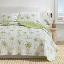 West Palm Trees Coastal Quilt Set - Coronado Collection by Great Bay Home