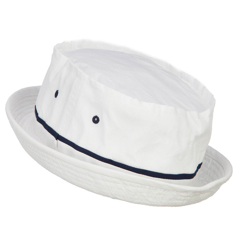 Striped Roll Up Bucket Hat