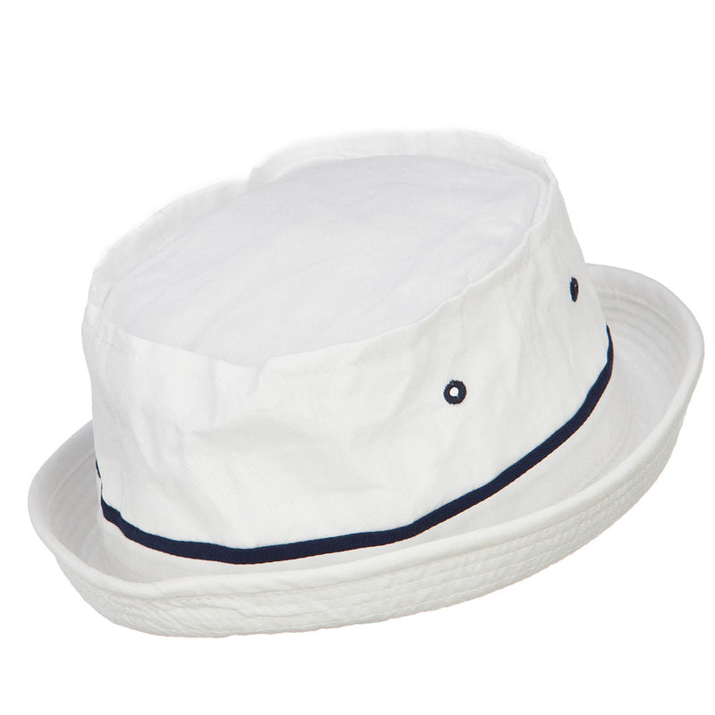 Striped Roll Up Bucket Hat