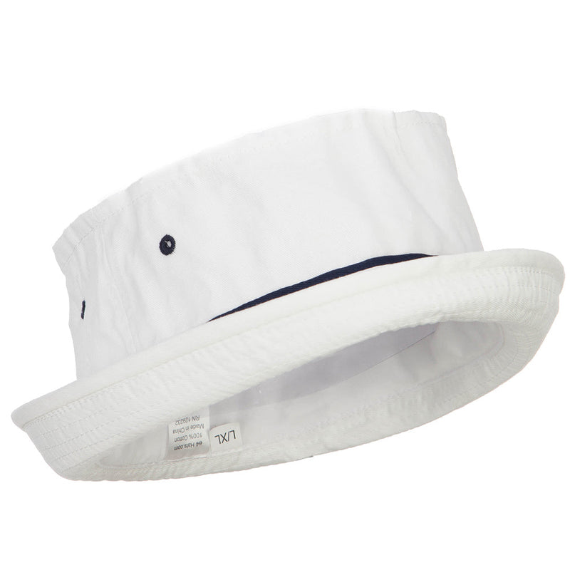 Striped Roll Up Bucket Hat