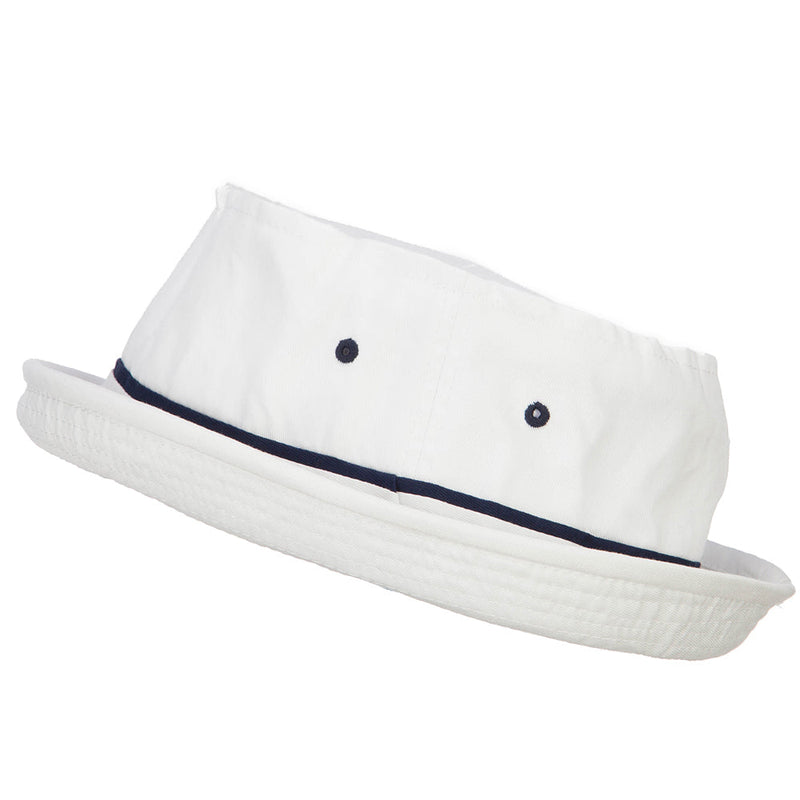 Striped Roll Up Bucket Hat