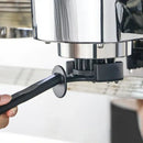 Ergonomic black coffee machine cleaning brush kitchen maintenance tool by Decorbites