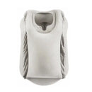 Ergonomic gray inflatable travel pillow bedroom neck support by Decorbites