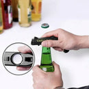 Ergonomic red & gray bottle opener gun for kitchen bar fun by Decorbites
