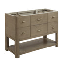James Martin Lucian 48" Single Bathroom Vanity, Pebble Oak