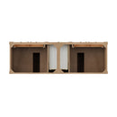 James Martin Brittany 72" Double Bathroom Vanity, Pecan