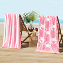 Cotton Velour Beach Towel - Maui Collection by Great Bay Home