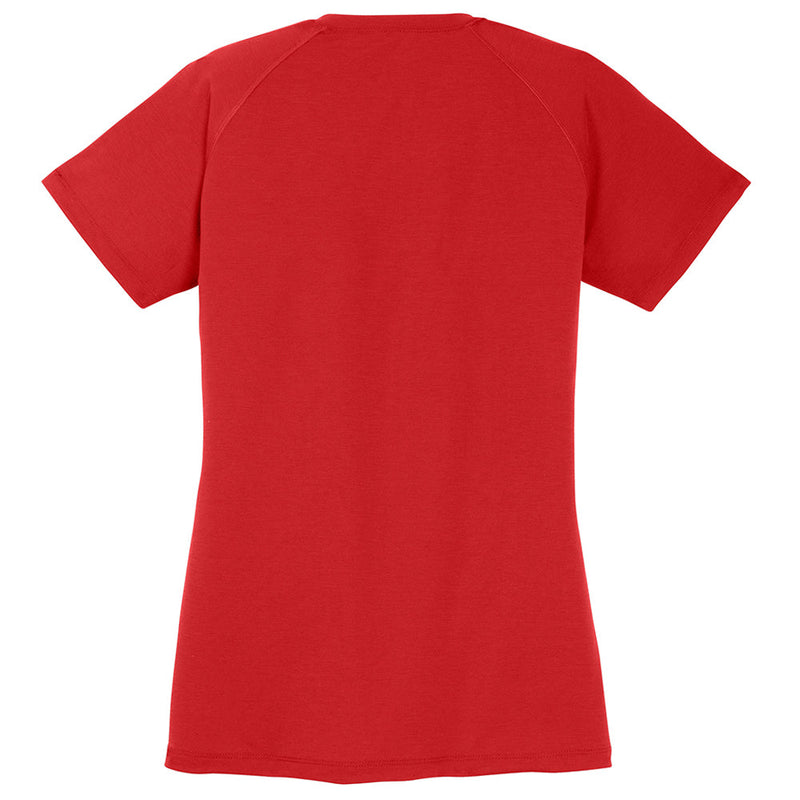 Ladies Big Size Ultimate Performance V-Neck T-Shirt