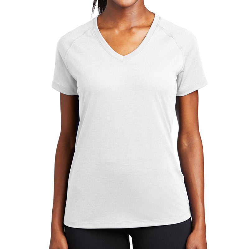 Ladies Big Size Ultimate Performance V-Neck T-Shirt