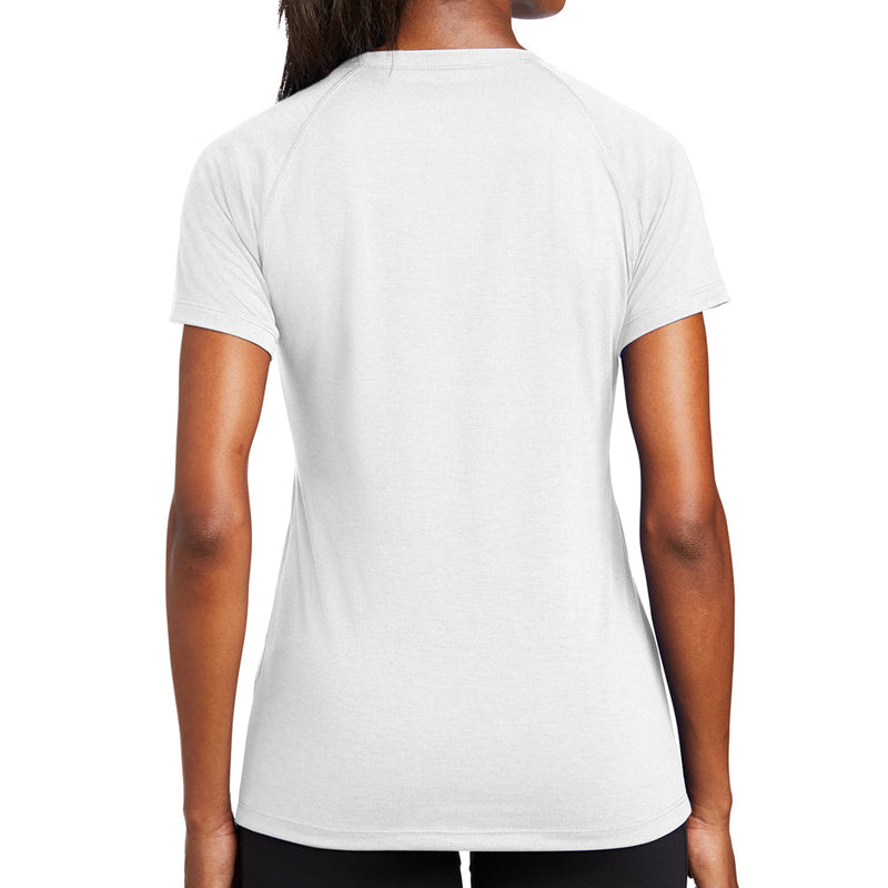 Ladies Big Size Ultimate Performance V-Neck T-Shirt