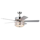 52 Inch Ceiling Fan with Light Reversible Blade and Adjustable Speed by LJGDeals