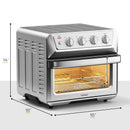 21.5 Quart 1800W Air Fryer Toaster Countertop Convection Oven with Recipe by LJGDeals