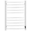 10 Bar Towel Warmer Wall Mounted Electric Heated Towel Rack with Built-in Timer-Silver by LJGDeals