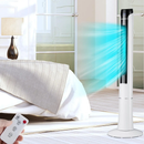 Portable 48 Inches Tower Fan with Remote Control-White by LJGDeals