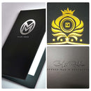 Yescom Personalized Menu Covers LED Menu Cover Dual Page 5.5x7in Set(5)