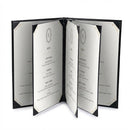 Yescom Personalized Menu Covers - 8.5x14 PU Leather Custom Printed & Color