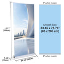 Yescom 10pcs Trade Show Retractable Banner Stand 33" x 79" Wholesale