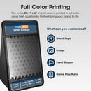 WinSpin 41x25 Custom Prize Drop Disk Drop Game Board Plinking by yescomusa