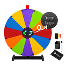 WinSpin 24" Modular Dry Erase Spin Wheel Customizable Color Slots(12)
