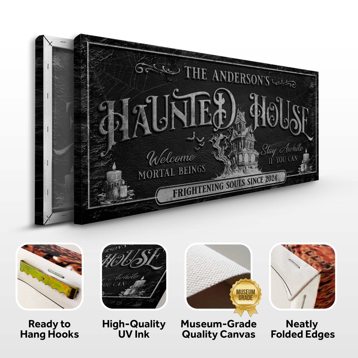 Personalized Haunted House Sign, photo 5 of 8