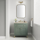 James Martin Chicago 30" Single Bathroom Vanity, Smokey Celadon