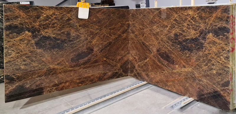 Espera Brown Bookmatching Polished Marble Slab