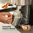 Espresso Machine ,Semi-Automatic Coffee Maker with Bean Grinder and Milk Frother Steam Wand CM8050
