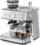Espresso Machine ,Semi-Automatic Coffee Maker with Bean Grinder and Milk Frother Steam Wand CM8050