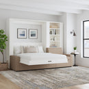 Wall Bed with Extended Sofa