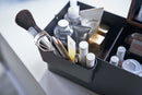 Makeup Organizer with Mirror - Steel + Wood by Yamazaki Home