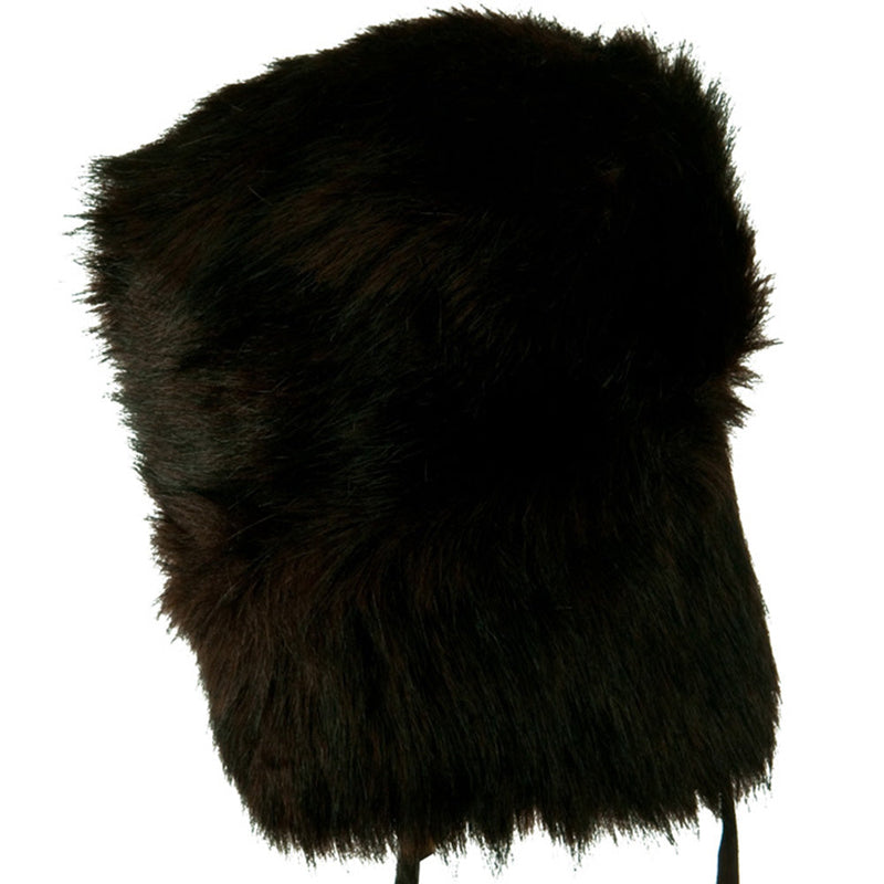Faux Fur Ear Flap Trooper Hat