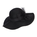Net Wool Felt Dressy Hat
