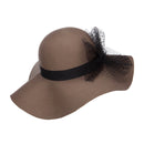 Net Wool Felt Dressy Hat