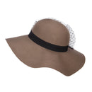 Net Wool Felt Dressy Hat