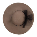 Net Wool Felt Dressy Hat
