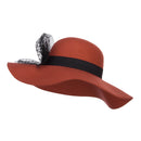 Net Wool Felt Dressy Hat