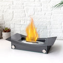 14"x7.5"x8" Rectangular Tabletop Fire Bowl Pot by JHY DESIGN