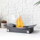14"x7.5"x8" Rectangular Tabletop Fire Bowl Pot by JHY DESIGN