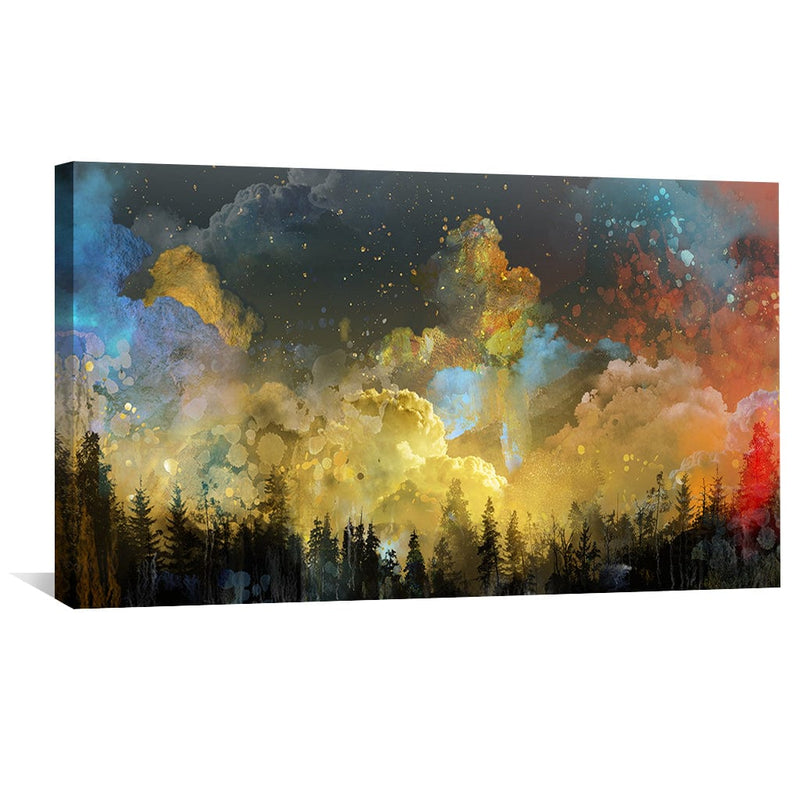 Ethereal Night Embrace Canvas