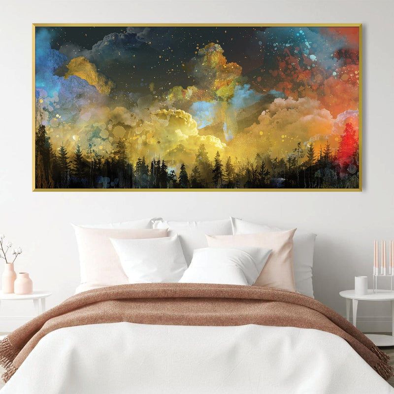 Ethereal Night Embrace Canvas