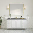James Martin Chicago 60" Single Bathroom Vanity, Glossy White