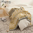 GobekUsa Ethnic Bohemian Blanket - Soft and Warm Wrap for Spring Picnics, Camping, and Home Decor