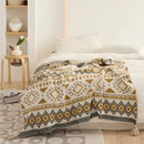 GobekUsa Ethnic Bohemian Blanket - Soft and Warm Wrap for Spring Picnics, Camping, and Home Decor