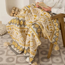 GobekUsa Ethnic Bohemian Blanket - Soft and Warm Wrap for Spring Picnics, Camping, and Home Decor