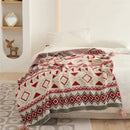 GobekUsa Ethnic Bohemian Blanket - Soft and Warm Wrap for Spring Picnics, Camping, and Home Decor