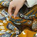 GobekUsa Ethnic Cotton Blanket & Throw - Breathable Gauze Summer Quilt - Boho Decor Bedspread